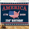 Tecido de Fundo para o 250º Aniversário da Independência Americana, Tecido para Pendurar, Faixa do Dia Nacional Americano, Banner, Poster Venda por Atacado Personalização