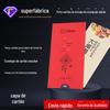 Pacote de Cartão de Presente de Caranguejo Peludo Envelope Embalagem Porta Cartão de Presente do Lago Yangcheng Porta Cartão de Entrega Personalização
