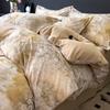 Juego de cuatro piezas de algodón 100% grueso cepillado, Clase A, Modelo nuevo 100% algodón 2026, Sensación de lujo ligero de alta gama, Ropa de cama textil para el hogar de Nantong