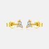Pendientes de plata de ley S925 con forma de corazón para mujer coreana, con tres piedras de diamante, estilo retro, venta al por mayor