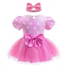 Mono de sirena navideño para bebés y niños Mono de bebé Rapunzel Elsa Traje para gatear