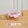 Lonchera de vidrio, tazón universal apto para microondas para oficinistas, apto para refrigerador, colorido, con tapa, resistente al calor, caja de almacenamiento engrosada