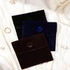 Bolsa para Joyería con Solapa de Broche a Presión, Bolsita de Terciopelo para Joyería, Bolsa de Almacenamiento para Joyería de Pulsera, Bolsa con Cordón Hecha a Medida al por Mayor