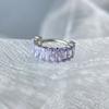 Popular Anillo de Caramelo de Aleación de Titanio F-136 Anillo de Nariz de Circonita Súper Brillante Joyería de Piercing Corporal de Titanio G23 Transfronteriza Pendientes