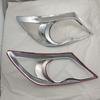 Adecuado para 2005-2011 Vigo Cubierta de Faro Cromado Hilux Vigo Cubierta de Faro Negra Protección
