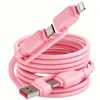 Cable de Datos de Carga Rápida USB Cuatro en Uno 240W/27Wpd Adecuado para Teléfono Móvil Huawei Apple Samsung Honor Cable de Carga