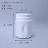 Venta al por mayor 500ml1000ml Barril Explosivo de Sal Barril de Proteína en Polvo 1L Barril de Polvo para Reemplazo de Comida Botella Sólida Blanca de Diámetro Grande