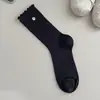 Calcetines con Botones Florales para Mujer, Estilo Dulce Japonés, Calcetines de Media Caña con Borde Fruncido de Perlas, Calcetines Holgados de Malla Fina Transpirables para Primavera y Verano