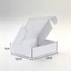 Caja blanca de avión, caja de embalaje colorida, caja de papel rectangular pequeña de avión, caja de envío exprés, alto valor estético estilo ins