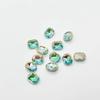 Baoshi aosha vidro retangular com cantos arredondados Diamante Acessórios para joias DIY Broca de unha de alta qualidade K9 10 * 8MM atacado de fábrica