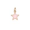 Estilo Doce Transfronteiriço DIY Pulseira com Pingente de Estrela Rosa Acessórios Pulseira de Corda Trançada Estrela de Cinco Pontas Pingente para Corrente de Celular