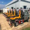 Fabricante de Camión de Basura Changan de 4 Ruedas con Placa Azul y Brazo de Gancho Cuadrado de 3 Puntos Ahora Suministra Directamente Motor Dongan de 122 Caballos de Fuerza con Aire Acondicionado