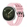 Aplicável para Samsung Galaxy Watch 9 Samsung Galaxy Watch 8/8 Classic Pulseira de Relógio de Silicone com Furos em Duas Fileiras