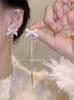 Pendientes de Pedrería Exagerada Super Brillantes de Lujo Ligero para Graduación y Noche, Pendientes de Botón Elegantes y Geniales, Pendientes de Diosa