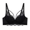Em Estoque Renda Roupa Íntima Sem Costura Seios Grandes Faz Pequenos Visualmente Mulheres Estilo Fino Push-up Anti-queda Respirável Sutiã Modelador de Alta Qualidade