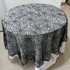 Runner de Mesa y Mantel de Halloween Europeos y Americanos Traje Combinado Mantel de Encaje Negro Telaraña Mantel Runner de Mesa Mantel para Chimenea en stock