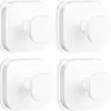 Gancho de Ventosa Amazon, Sem Furos, Sem Marcas, Gancho Quadrado Forte, Gancho de Porta de Aço Inoxidável para Cozinha Banheiro Gancho