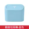 Cubo de basura para coche, montado en el lateral con tapa, mini bolsa de almacenamiento, organizador multifuncional para el respaldo del asiento del coche
