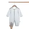 Roupas para Bebê Recém-Nascido Jingqi Macacão Fino de Manga Longa para Primavera Pijama de Casa para Bebê Roupa de Passeio de Bebê para Primavera