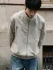 Wilderness Base Chaqueta Harrington de Estilo Americano Gruesa y Cálida de Algodón para Otoño e Invierno Cuello Alto Ropa de Trabajo Chaqueta de Piloto Chaqueta de Béisbol