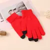 Luvas Mágicas de Tricô para Comércio Exterior, Transfronteiriças, Sem Dedos, Quentes, Acrílico, Compatíveis com Tela de Toque, Logo Personalizável, Forradas com Fleece, Estilo Fino