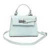 Bolso de mujer transfronterizo, nuevo modelo 2026, bolso de mano retro simple y elegante con estampado de cocodrilo, bolso de hombro, bolso cruzado, bolso Kelly