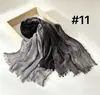 Bufanda de Algodón Transfronteriza de Comercio Exterior Tie-dye Degradado Rayas Pañuelo para la Cabeza Estampado Versátil Retro Chal Plegado para Mujer