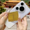 Oro Puro 999 Ocho Deidades Guardianas Pegatinas de Oro Signo del Zodíaco Guardián Buda Pegatinas para Teléfono Móvil para Tiendas de Oro para Atraer Clientes Transmisión en Vivo