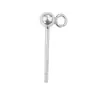 Plata de Ley 925 Cierre de Resorte Cuenta Redonda Bucle Único Hecho a Mano DIY Joyería Pulsera Collar Material Conexión Final Bloqueo Accesorios
