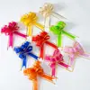 Fita de Flor Puxada à Mão Decoração de Quarto de Casamento Escada de Casamento Sala de Estar Embalagem de Flor para Presente Caixa de Presente Laço de Gaze de Neve