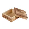 Caixa de Armazenamento de Mesa de Madeira Caixa de Acabamento Cosmético de Madeira Caixa de Joias Quadrada Caixa de Armazenamento de Diversos Caixa de Madeira Amazon
