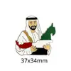 Personalizado Em Estoque Oriente Médio EAU Mapa Contorno Geográfico Criativo Esmalte Adesivos de Telefone Ímã Insígnia Fábrica
