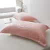 Un Par de Fundas de Almohada de Felpa de Algodón para Hombres, Anti-Grasa de Cabeza, Gasa de Algodón Puro, Fundas de Almohada Antiguas, Fundas de Almohada Antideslizantes y que no se caen