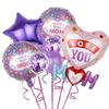 Amazon Transfronterizo Inglés Día de la Madre Festivo Set de Globos Mamá Te Amo Tema de Cumpleaños Globos Decorativos
