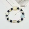 Pulsera de Cerámica Jingdezhen Nueva Pulsera de Cerámica China Joyería Estudiante Estilo Tíbet Cuerda Trenzada a Mano Puesto Regalo para Estudiante