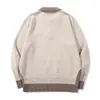 Suéter de dos piezas estilo retro "old money" japonés para hombre de Rumeng, marca de moda de otoño, peso pesado, tejido casual para parejas