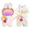 Adecuado para Ropa de Muñeca Labubu, Peluche Vinilo Sentado Fiesta Primera, Segunda y Tercera Generación Traje de Falda de Repuesto
