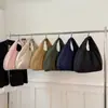 2025 Bolso de Calabaza Plegado de Nailon Nuevo Japonés y Coreano Bolso de Poliéster de Gran Capacidad Bolso de Compras Ligero Bolso Casual para Mujeres Viajeras