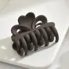 Europa e Estados Unidos acessórios de cabelo transfronteiriços médio café com leite quente fosco novo feminino clássico presilha de cabelo combinação terno meio rabo de cavalo presilha de cabelo