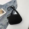 Estilo Coreano Moda Simple Nylon Pequeña Bolsa de Tela Bandolera Bolso de Hombro Bolso Bandolera Ligero Mini Bolso Bolso de Axila Bolsa para Teléfono Móvil