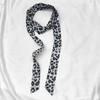 Bufanda Larga Estrecha de Seda con Lunares Negros Bufanda Aislada para Mujer Estilo K Versátil para Combinar Bolso Camisa Cinta Streamer