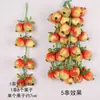 Modelo de utilería de hilo vegetal, granos, maíz, colgantes de pimiento rojo, decoraciones de granja, arreglos decorativos