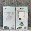 Cargador Juli Niu de 120 W, totalmente compatible con carga superrápida de 66 W, 40 W, 200 W, compatible con Fruit PD20W, cabezal de carga de 5 A.