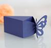 Caja de dulces de mariposa de boda transfronteriza en stock caja de dulces láser hueca caja de papel Kraft fabricante de Shenzhen