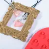 Molde para colgante de gota de pegamento de cristal DIY espejo alto diez incluso corazón grande corazón pequeño forma de colgante molde de silicona venta al por mayor