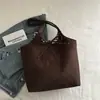 Bolso de Hombro Reversible Estilo Retro Coreano Otoño e Invierno Cuadros Gran Capacidad Versátil para Viajes Cotidianos Estilo Perezoso Bolso Tote Portátil