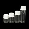 Botella de Vidrio Marrón para Aceite Esencial de 1 ml Botella Transparente con Tapón de Rosca de 2 ml Sub-Botella de 3 ml con Tapón de Rosca Botella Pequeña para Solución Original de 5 ml