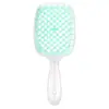 Peine Popular Transfronterizo de Malla Hueca tipo Panal Peine para Peinar el Cabello Niñas Hogar Portátil Peine Anti-Nudos