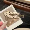 Estilo Coreano Retrô Bolinhas Sem Costura Bico de Pato Doce Menina Feminino Cabelo Quebrado Franja Presilha Estilo Celebridade da Internet Ins Presilha Simples de Cabelo