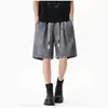 Shorts casuales tie-dye estilo americano, unisex, ligeros, de secado rápido, shorts atléticos de cinco puntos, modernos, de corte holgado, pierna ancha, tallas grandes, shorts de longitud media para verano
